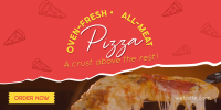 Pizza Food Restaurant Twitter post Image Preview