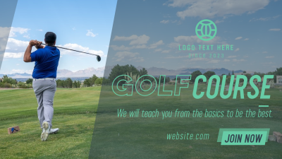 Golf Course Facebook event cover Image Preview