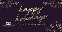 Holiday Season Greeting Facebook Ad Design