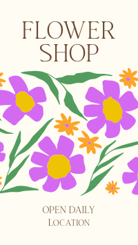Flower & Gift Shop Facebook Story Design