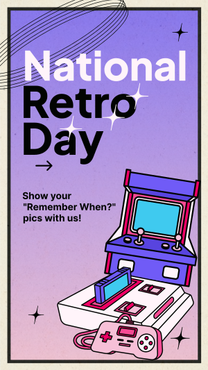 Unique Retro Day  Facebook story Image Preview