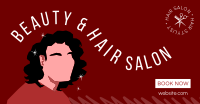 Hair Salon Minimalist Facebook Ad Design