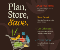 Food Sustainability Tips Facebook Post Preview