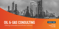Oil and Gas Business Twitter Post Design