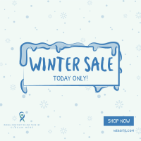 Winter Sale Deals Instagram Post Design