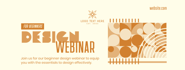 Beginner Design Webinar Facebook Cover Design