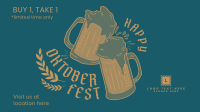 Oktoberfest Celebration Facebook event cover Image Preview