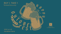 Oktoberfest Celebration Facebook event cover Image Preview