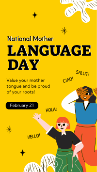 Mother Language Day YouTube short Image Preview