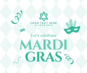 Mardi Gras Celebration Facebook post Image Preview