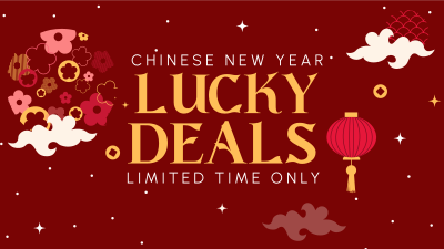 Cute Lucky Deals Facebook event cover Image Preview