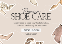 Premium Shoe Care Postcard Preview