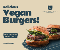 Vegan Burgers Facebook post Image Preview
