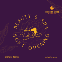 Spa Soft Opening  Instagram post Image Preview