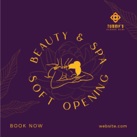 Spa Soft Opening  Instagram post Image Preview