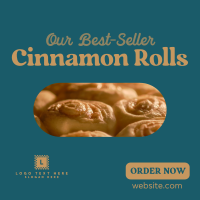 Best-seller Cinnamon Rolls Instagram post Image Preview