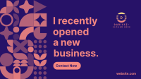 Shapes Open New Business  Facebook event cover Image Preview