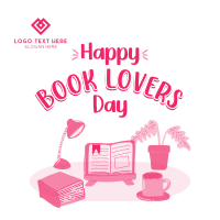 Book Day Greeting Instagram Post Design