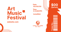 Art Music Fest Facebook ad Image Preview