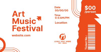 Art Music Fest Facebook ad Image Preview