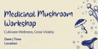 Monoline Mushroom Workshop Twitter post Image Preview