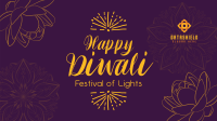 Lotus Diwali Greeting Facebook Event Cover Image Preview