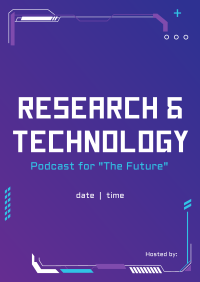 The Future Podcast Flyer Design