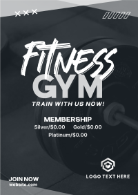 Fitness Gym Poster Image Preview