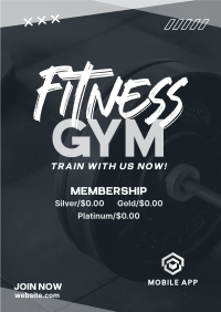 Fitness Gym Poster Image Preview