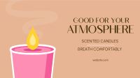 Scented  Candles Facebook Event Cover Design
