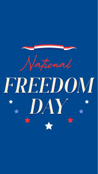 National Freedom Day Instagram Story Design