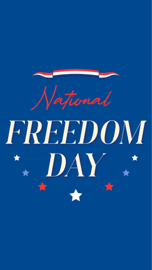 National Freedom Day Instagram story Image Preview