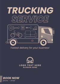 Fastest Delivery Poster Design