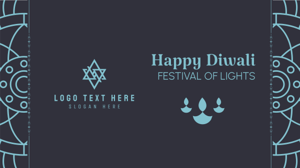 Happy Diwali Day Facebook Event Cover Design Image Preview