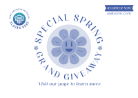 Spring Giveaway Postcard Design