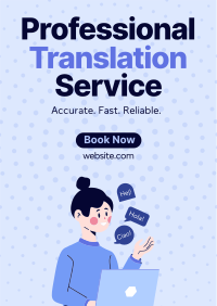 Professional Translation Service Flyer Design