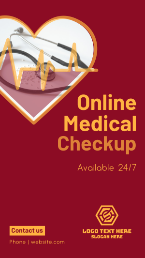 Online Medical Checkup Instagram story Image Preview