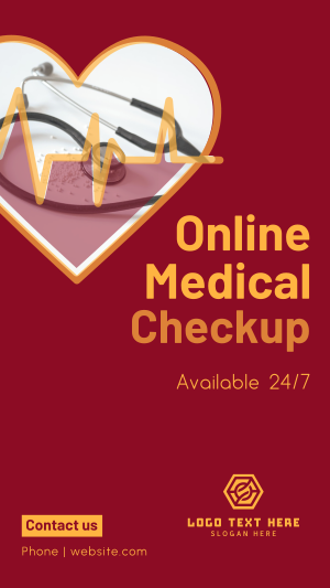 Online Medical Checkup Instagram story Image Preview