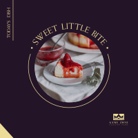 Sweet Little Bite Instagram Post Design