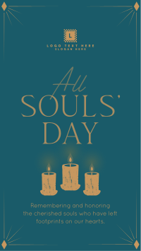 Remembering Beloved Souls YouTube Short Design
