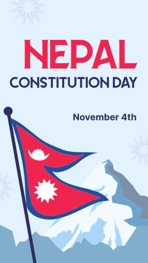 Nepal Day Facebook story Image Preview