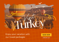 Turkey Travel Postcard Image Preview