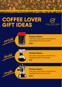 Coffee Gift Guide Flyer Design