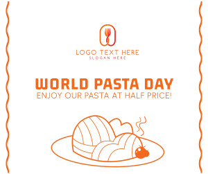 World Pasta Day Vector Facebook post