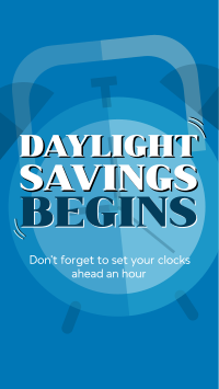 Playful Daylight Savings YouTube short Image Preview