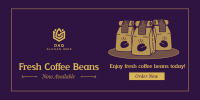 Fresh Coffee Beans Twitter Post Image Preview