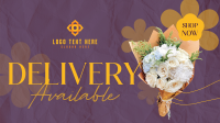 Flower Delivery Available Facebook Event Cover Design