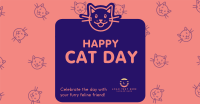 Cat Day Greeting Facebook ad Image Preview