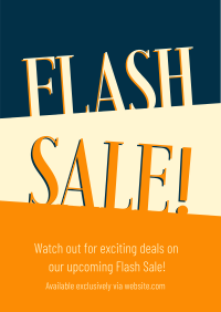 Flash Sale Stack Poster Design