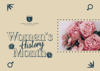 Celebrating Women History Postcard Image Preview